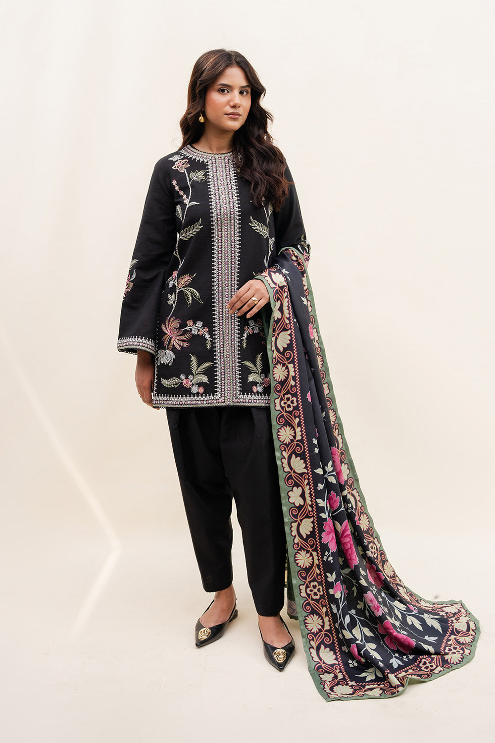 Maryum N Maria | Latte Layers Pret | HAZEL HAZE - MWS5823 - House Of Hania