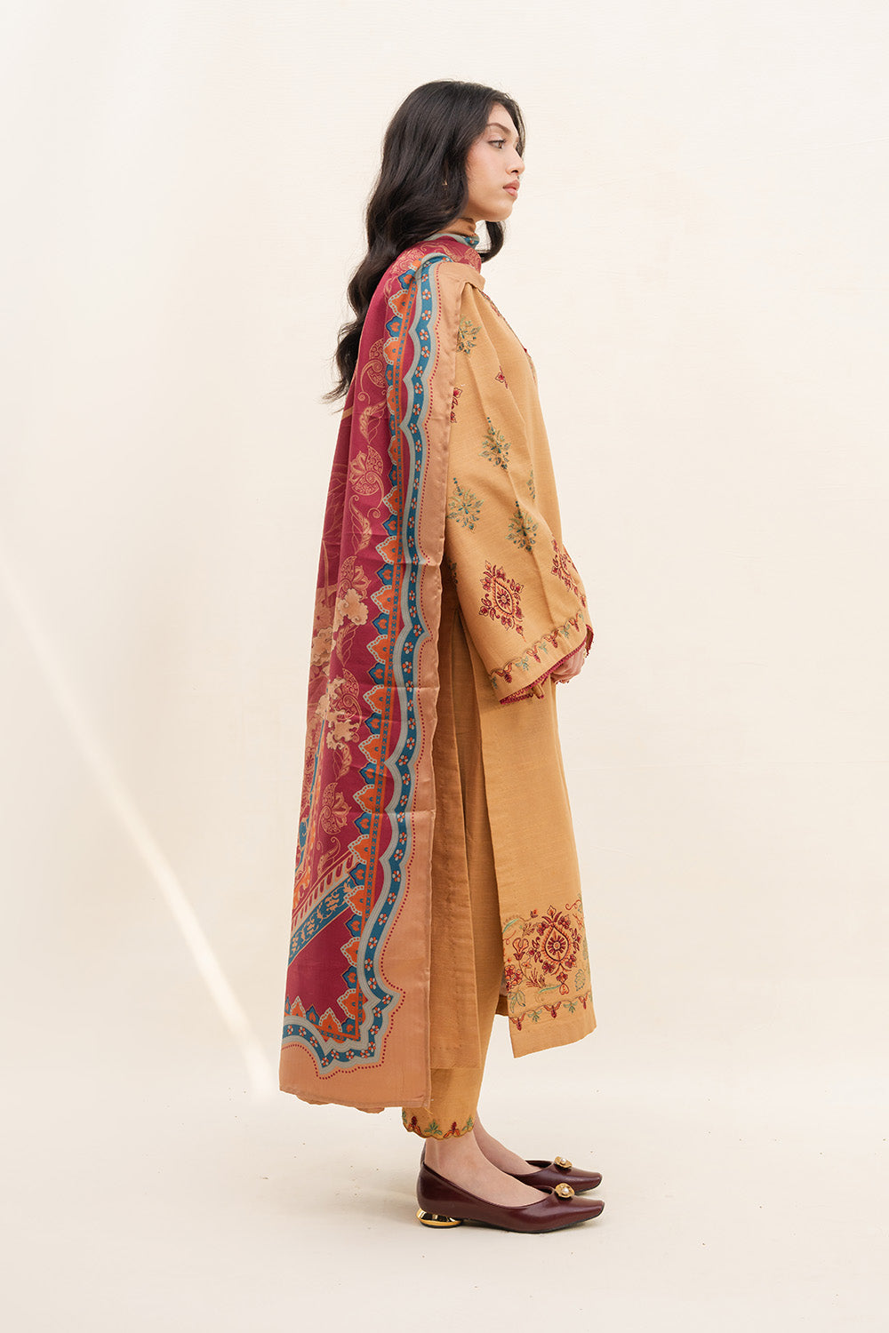 Maryum N Maria | Latte Layers Pret | TOFFEE TIDES - MWS5820 - House Of Hania