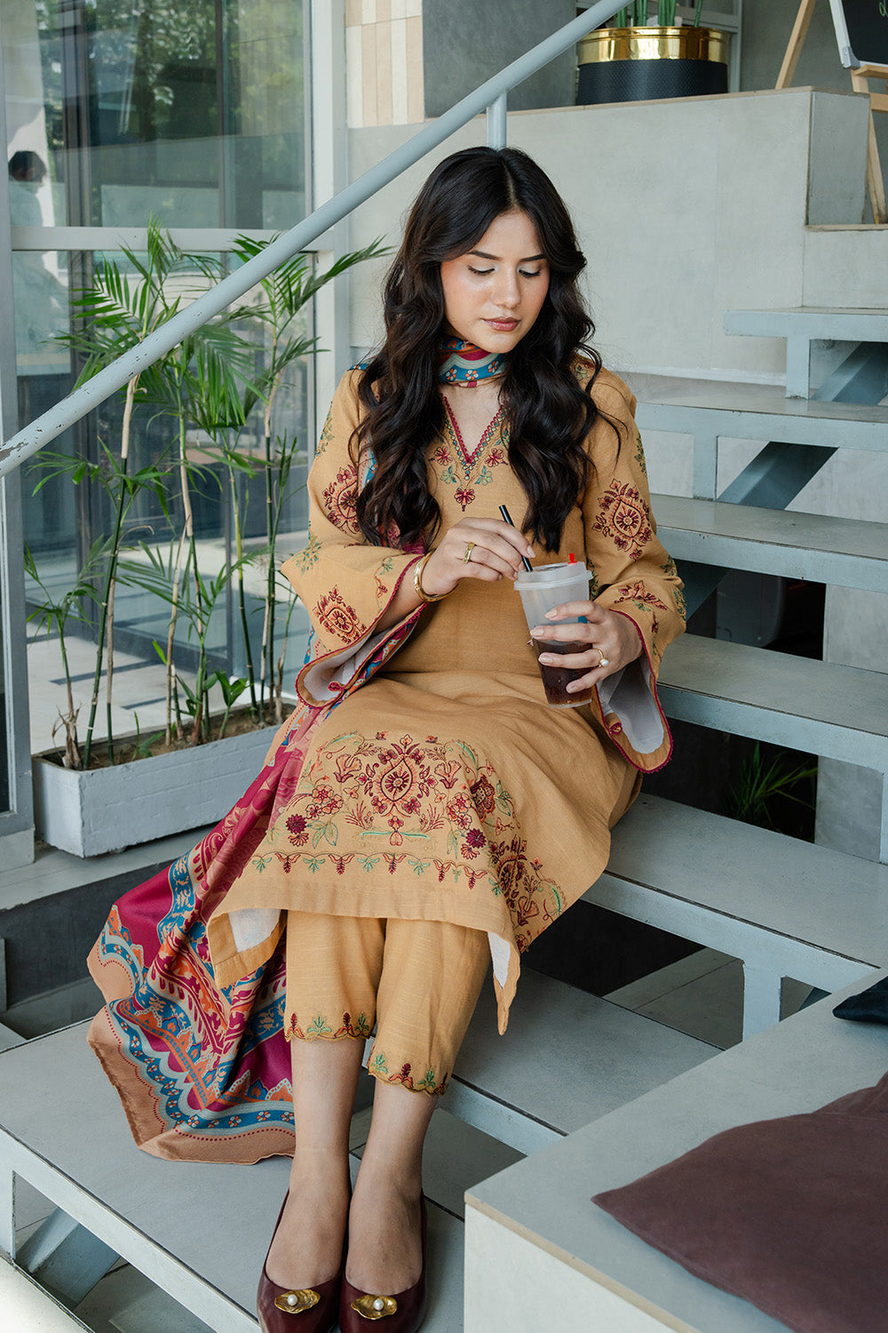 Maryum N Maria | Latte Layers Pret | TOFFEE TIDES - MWS5820 - House Of Hania