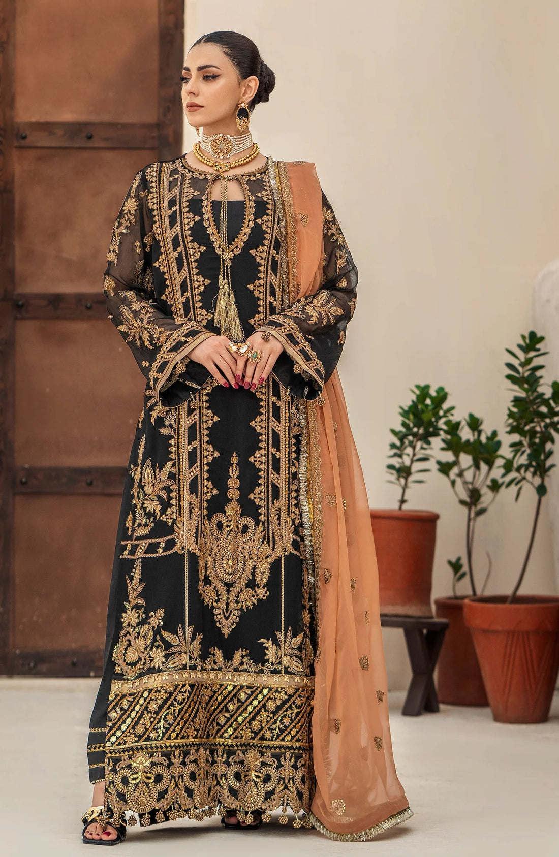 Maryum N Maria | Luxury Chiffon Collection | Evening Aura - House Of Hania
