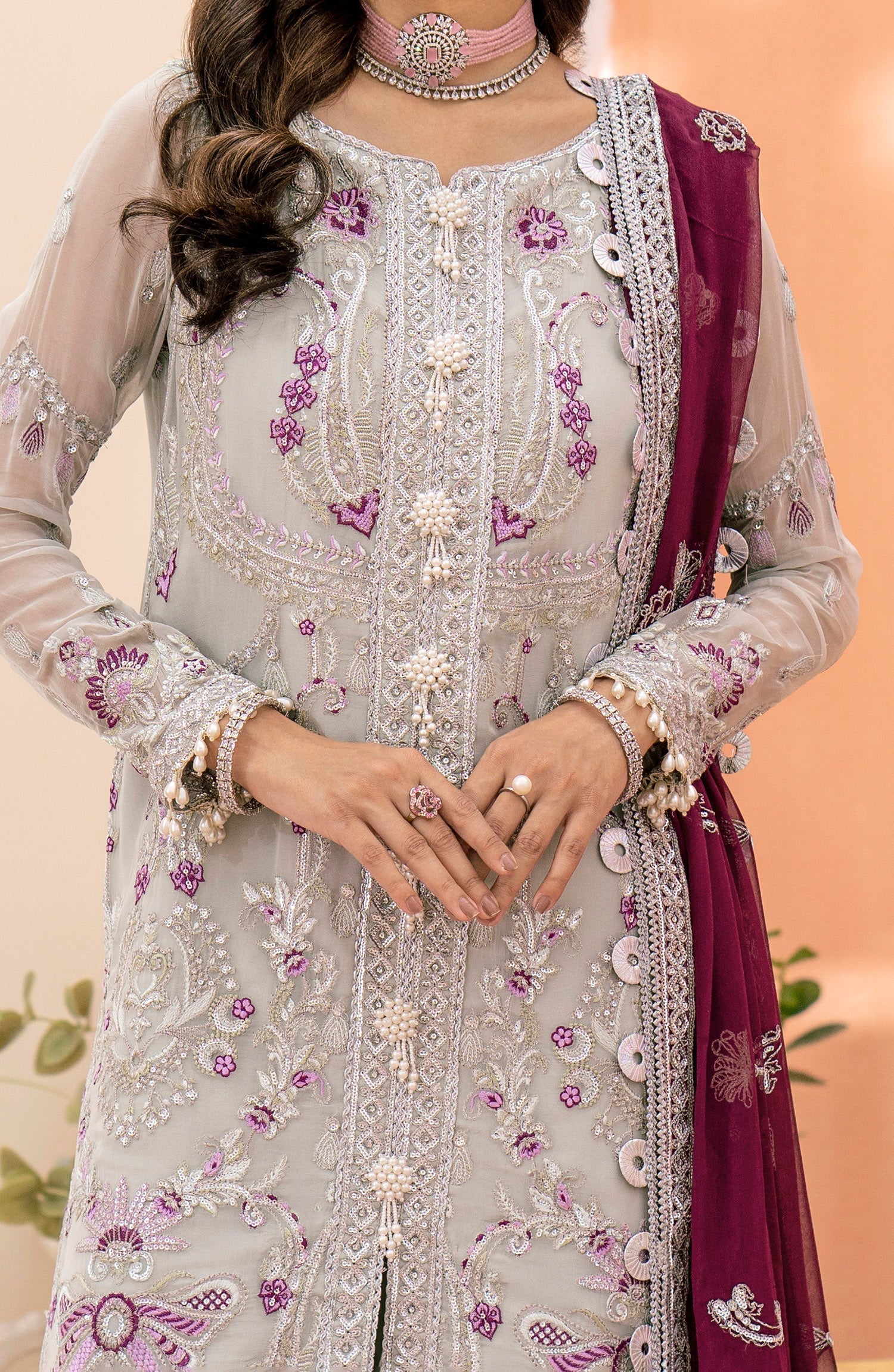 Maryum N Maria | Luxury Formals | FORMAL DRESS - YUSRA (SFG-0013) - House Of Hania