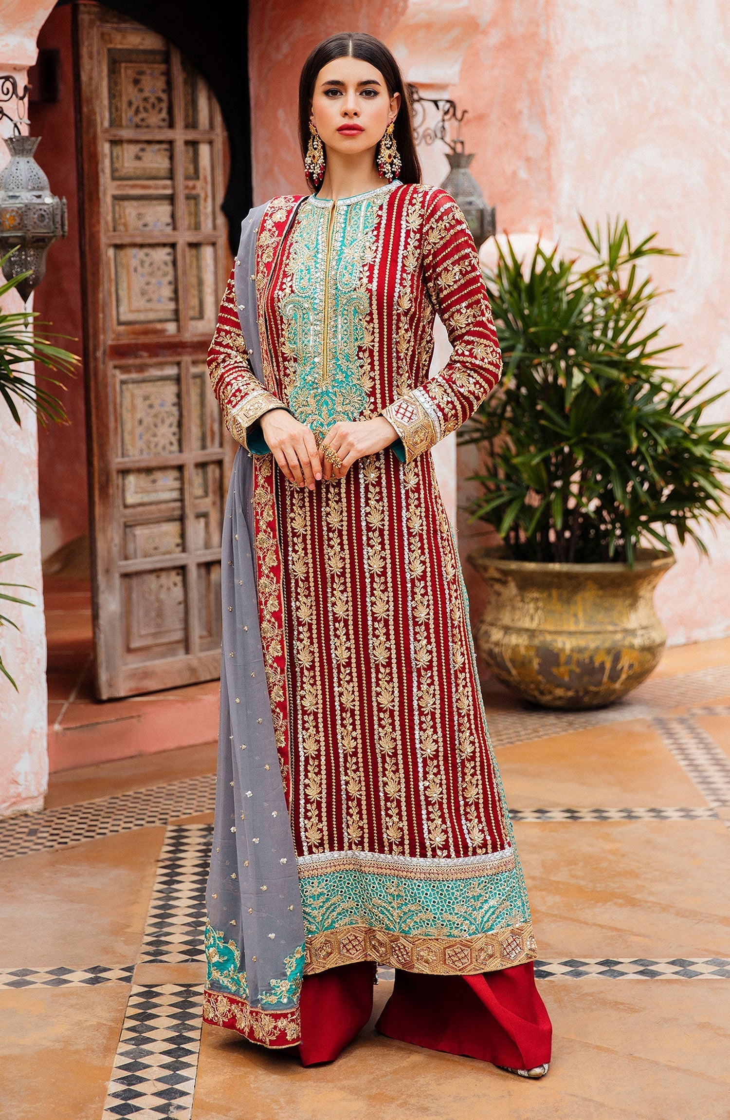 Maryum N Maria | Luxury Formals | ROMINA - FS40004 - House Of Hania