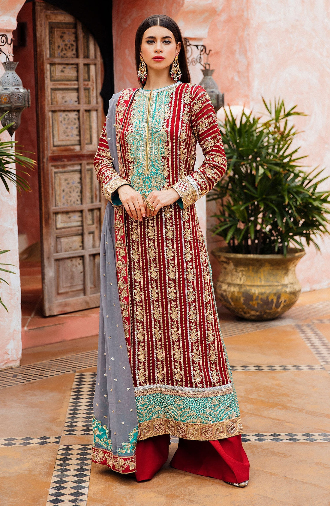 Maryum N Maria | Luxury Formals | ROMINA - FS40004 - House Of Hania