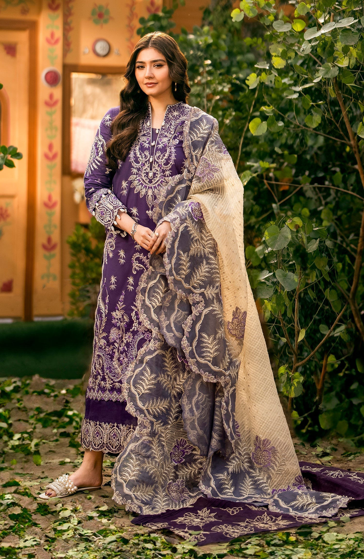 Maryum N Maria | Luxury Lawn 24 | Rahma - House Of Hania