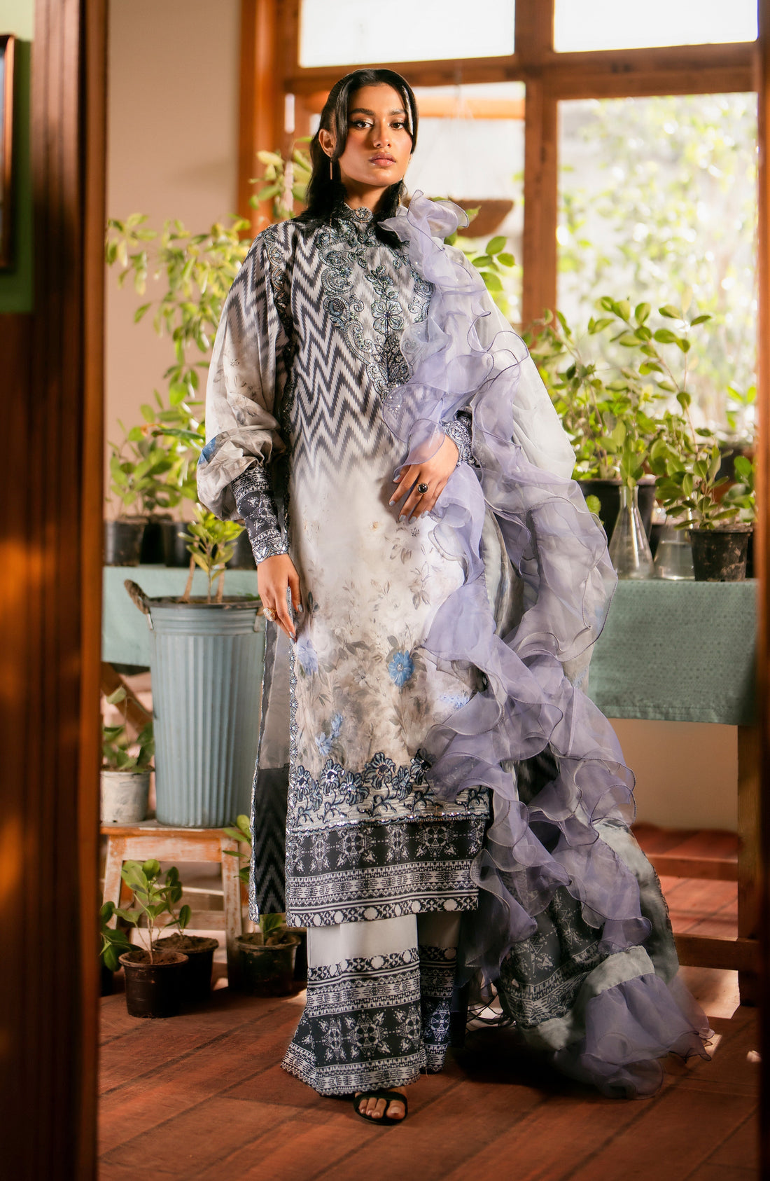 Maryum N Maria | Luxury Lawn 24 | Sara - House Of Hania