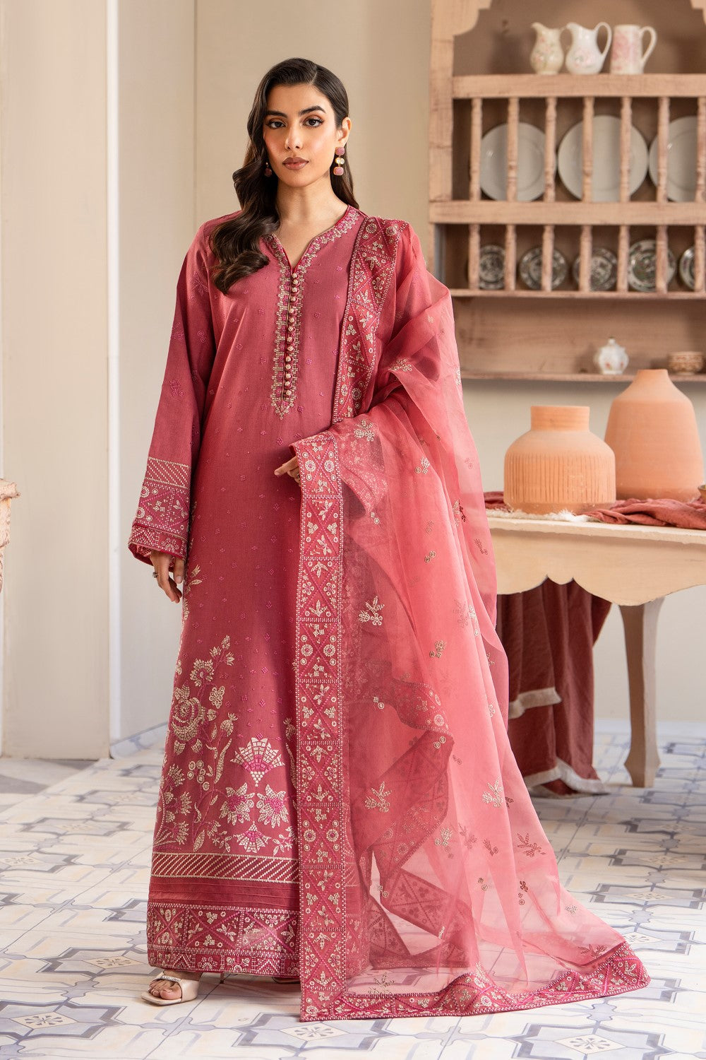 Maryum N Maria | Luxury Lawn 25 | ADRA - MS50118 - House Of Hania