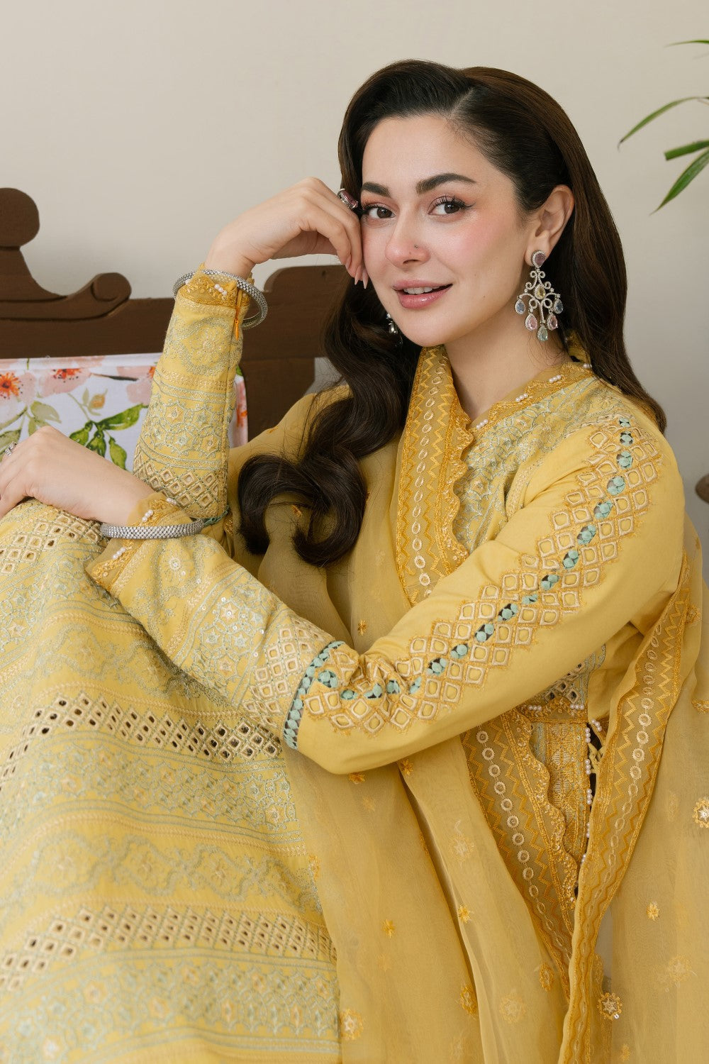 Maryum N Maria | Luxury Lawn 25 | AERIN - MS50111 - House Of Hania