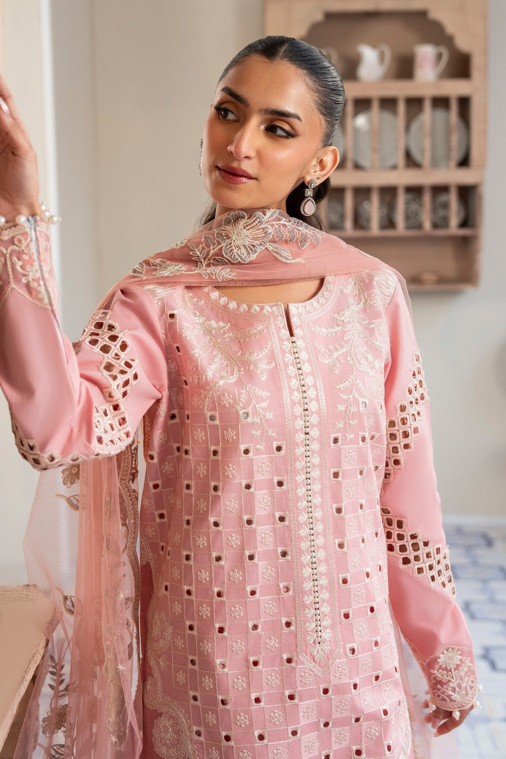 Maryum N Maria | Luxury Lawn 25 | AHLAM - MS50123 - House Of Hania