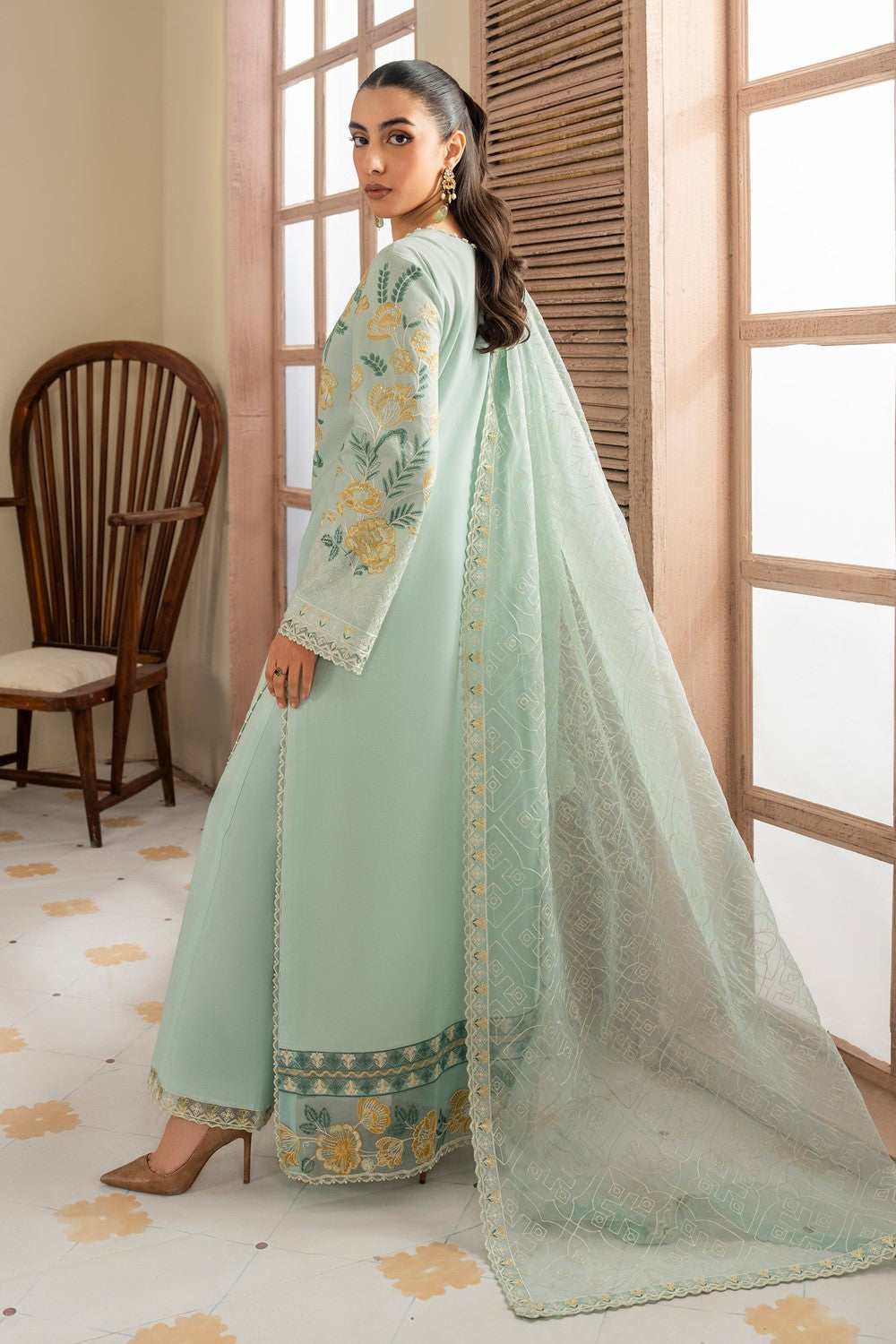Maryum N Maria | Luxury Lawn 25 | ALAIA - MS50122 - House Of Hania
