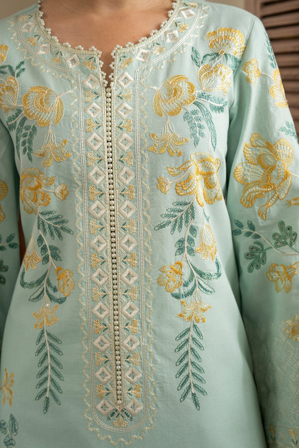 Maryum N Maria | Luxury Lawn 25 | ALAIA - MS50122 - House Of Hania