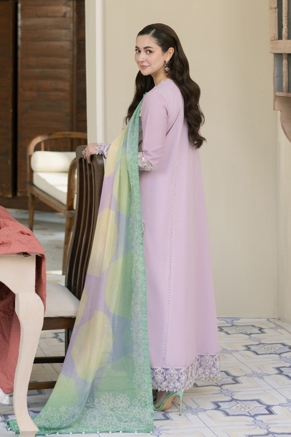 Maryum N Maria | Luxury Lawn 25 | ALEIA - MS50115 - House Of Hania