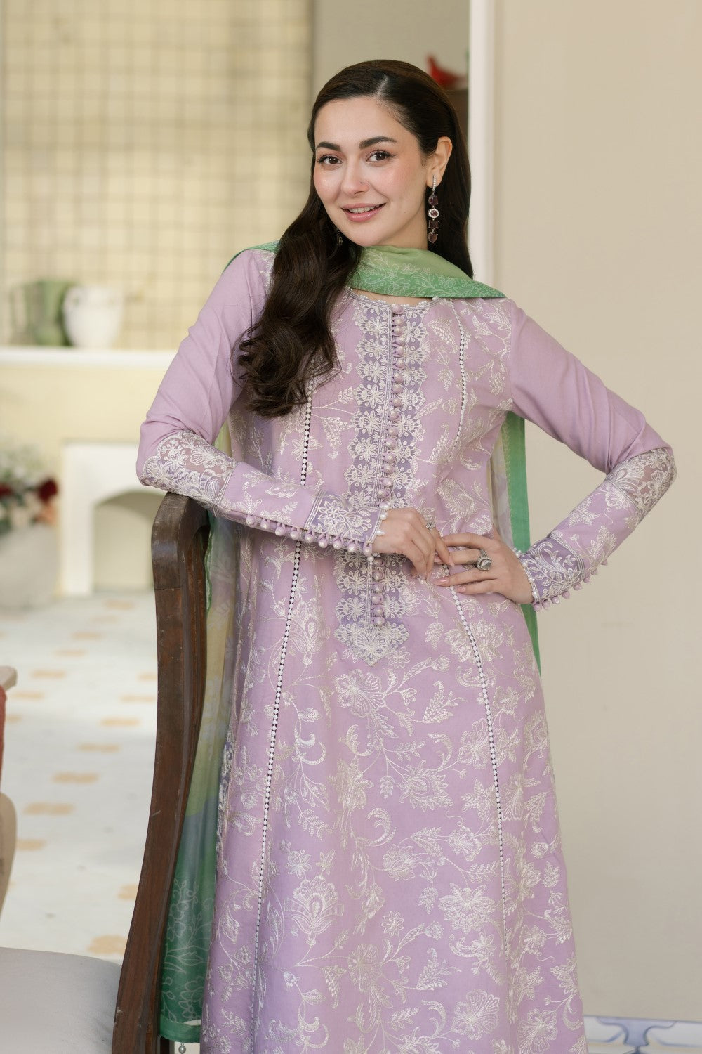 Maryum N Maria | Luxury Lawn 25 | ALEIA - MS50115 - House Of Hania