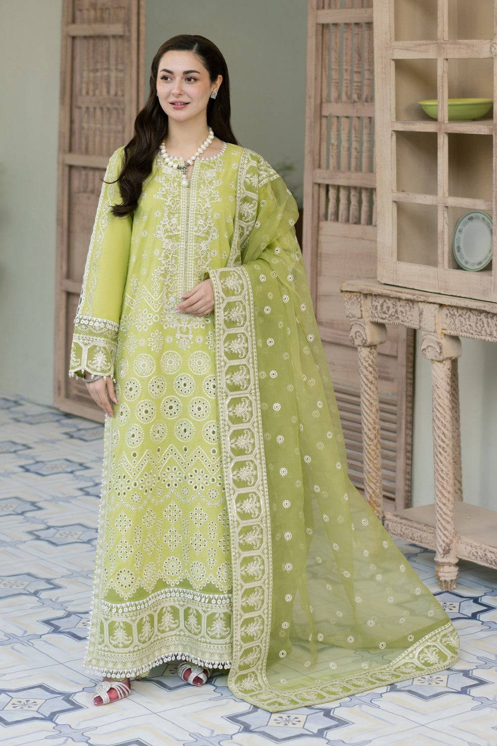 Maryum N Maria | Luxury Lawn 25 | ALIYA - MS50117 - House Of Hania
