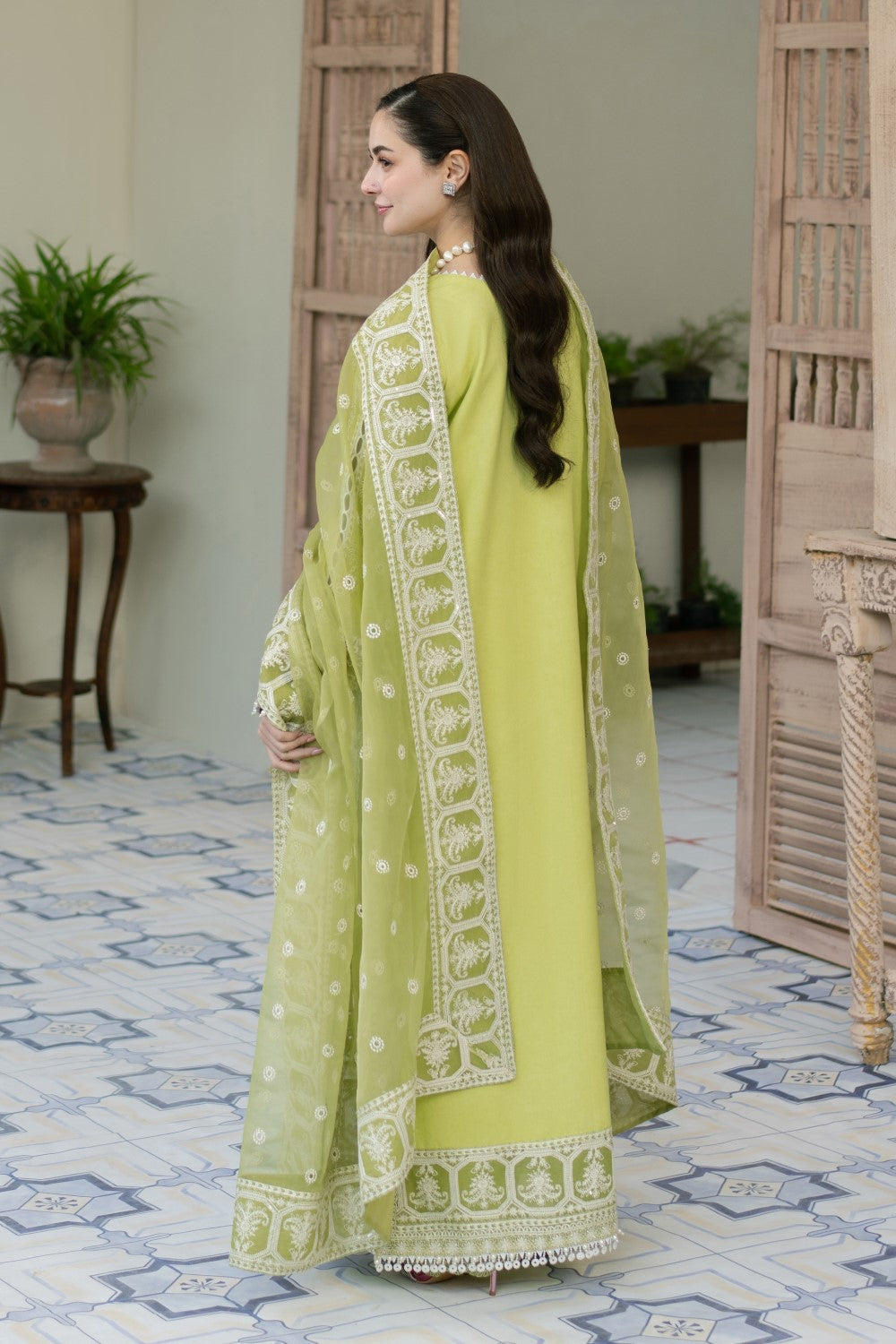 Maryum N Maria | Luxury Lawn 25 | ALIYA - MS50117 - House Of Hania