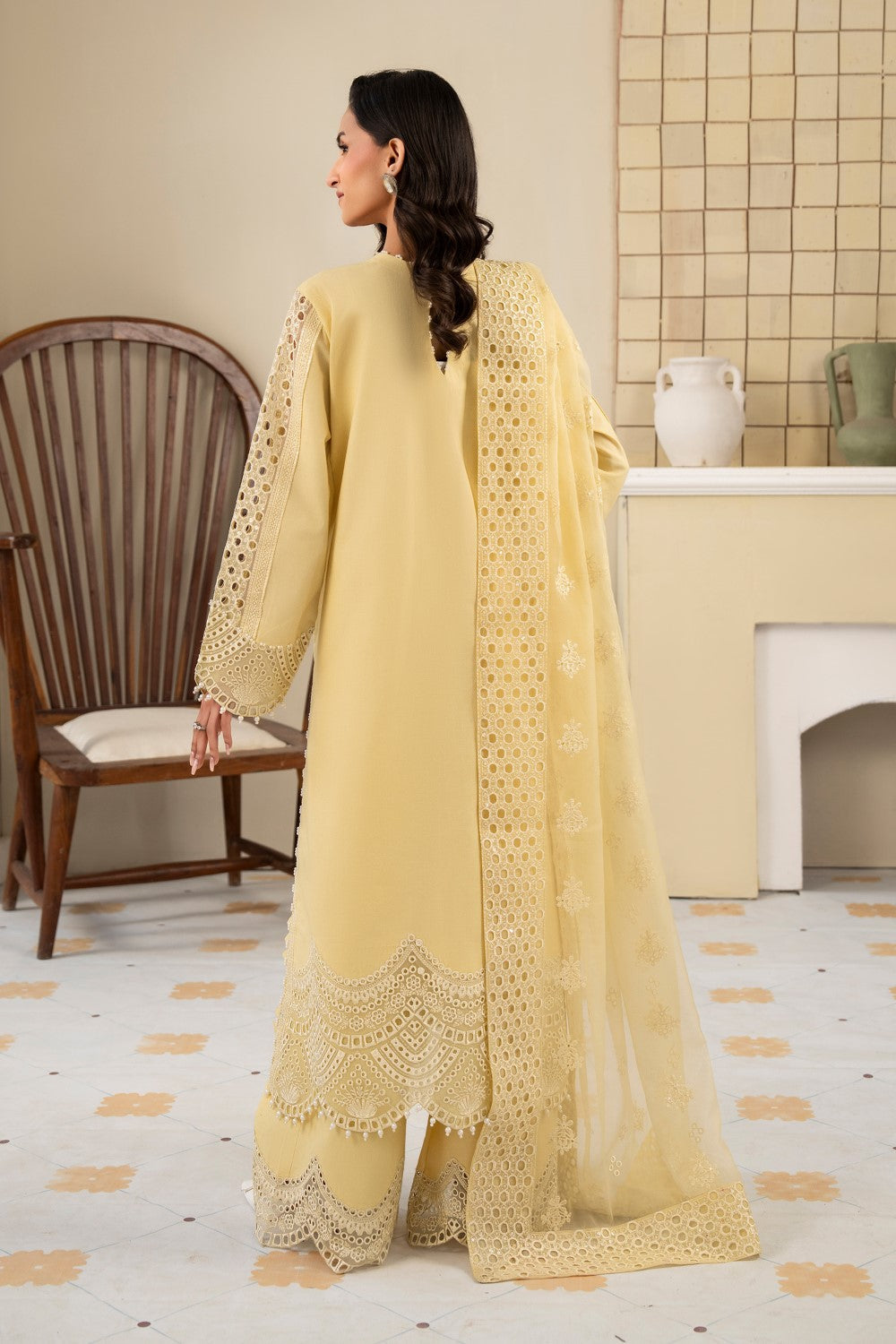 Maryum N Maria | Luxury Lawn 25 | ALZENA - MS50121 - House Of Hania