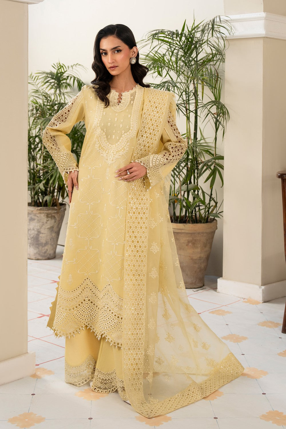 Maryum N Maria | Luxury Lawn 25 | ALZENA - MS50121 - House Of Hania