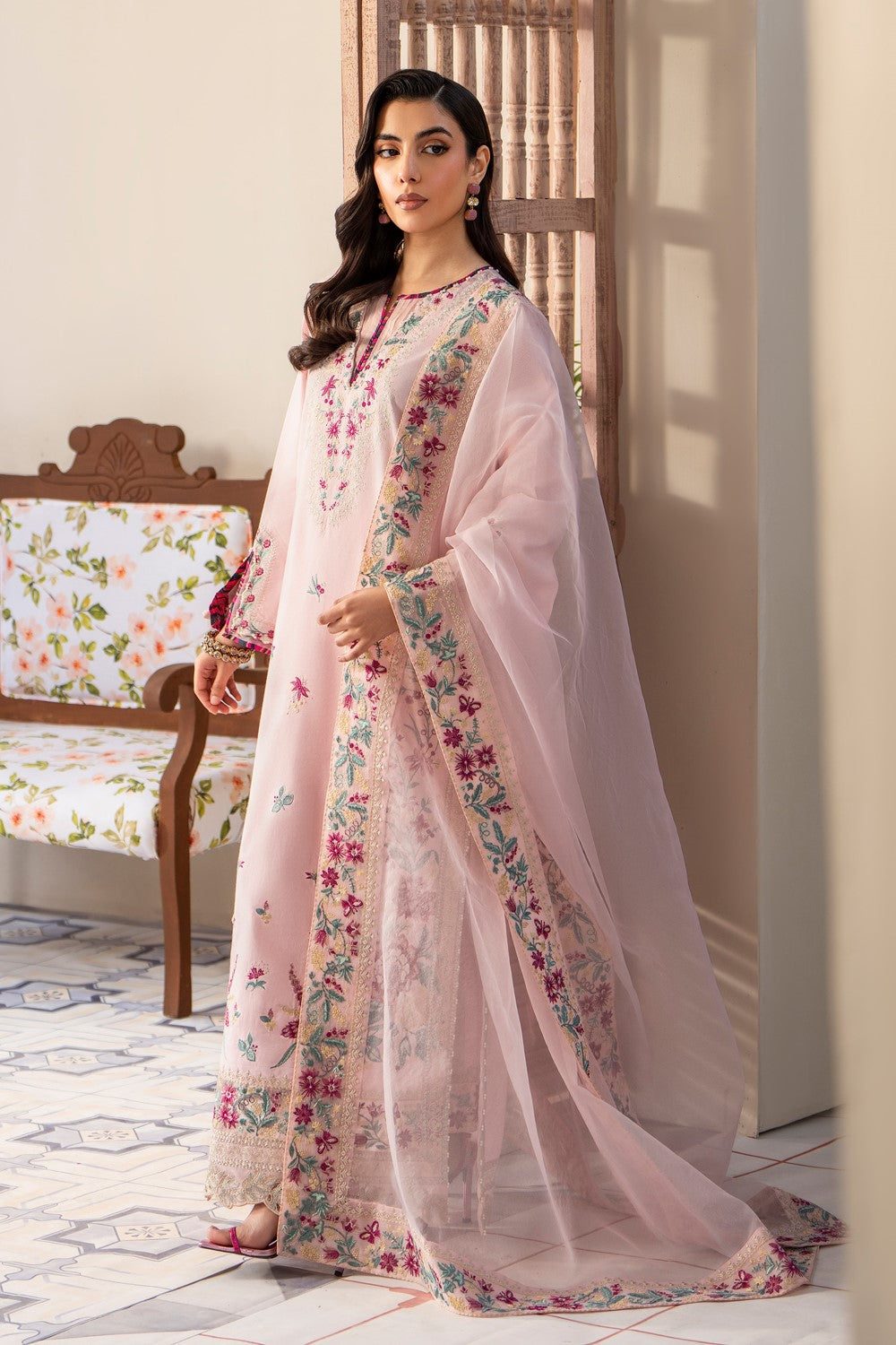 Maryum N Maria | Luxury Lawn 25 | ARNINA - MS50112 - House Of Hania