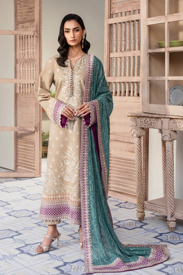 Maryum N Maria | Luxury Lawn 25 | ASHA - MS50113 - House Of Hania