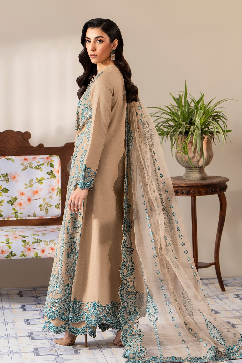 Maryum N Maria | Luxury Lawn 25 | ASHYA - MS50119 - House Of Hania