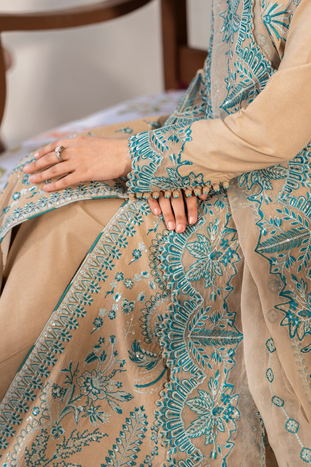 Maryum N Maria | Luxury Lawn 25 | ASHYA - MS50119 - House Of Hania
