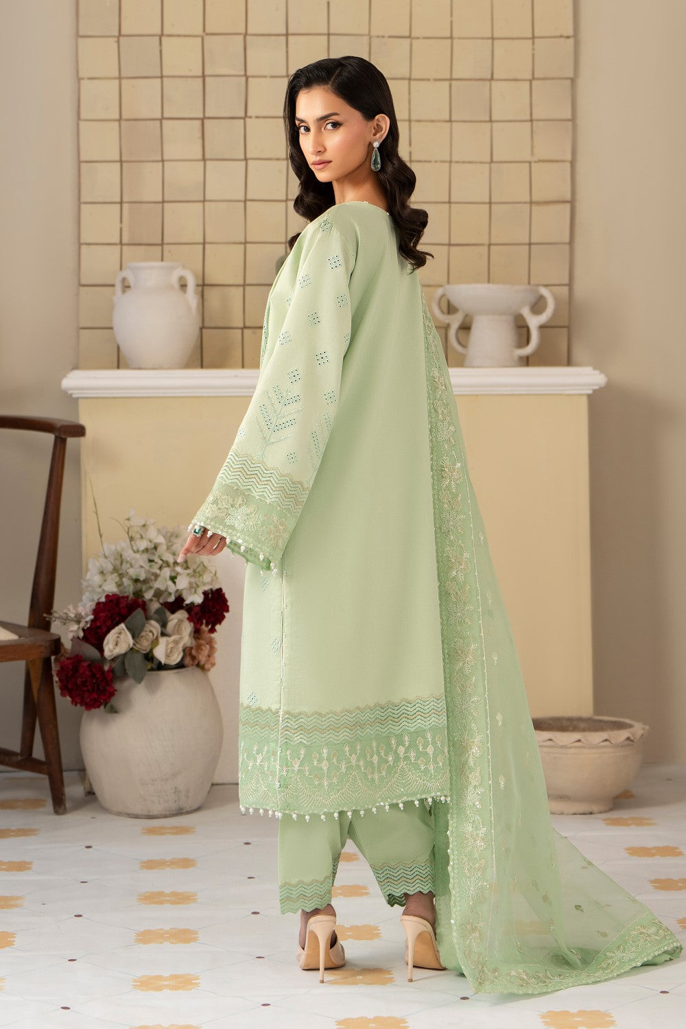 Maryum N Maria | Luxury Lawn 25 | AZAL - MS50116 - House Of Hania