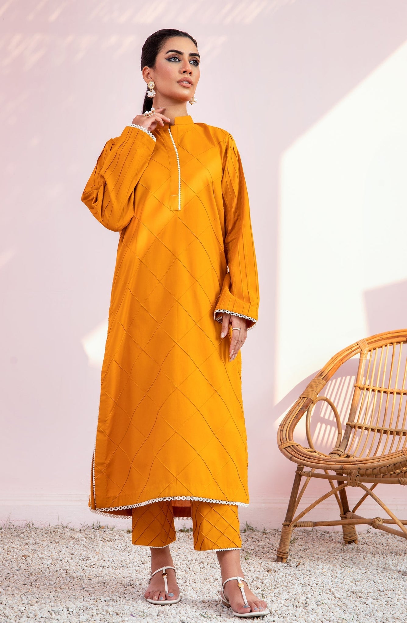 Maryum N Maria | Luxury Pret 24 | Clove (MLRD-110) - House Of Hania