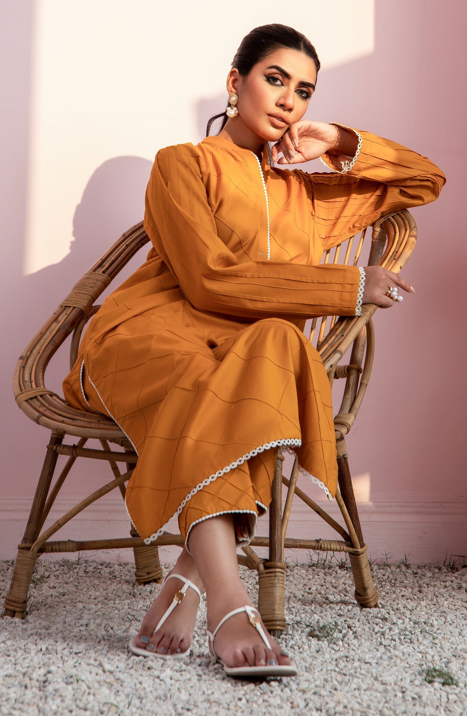 Maryum N Maria | Luxury Pret 24 | Clove (MLRD-110) - House Of Hania