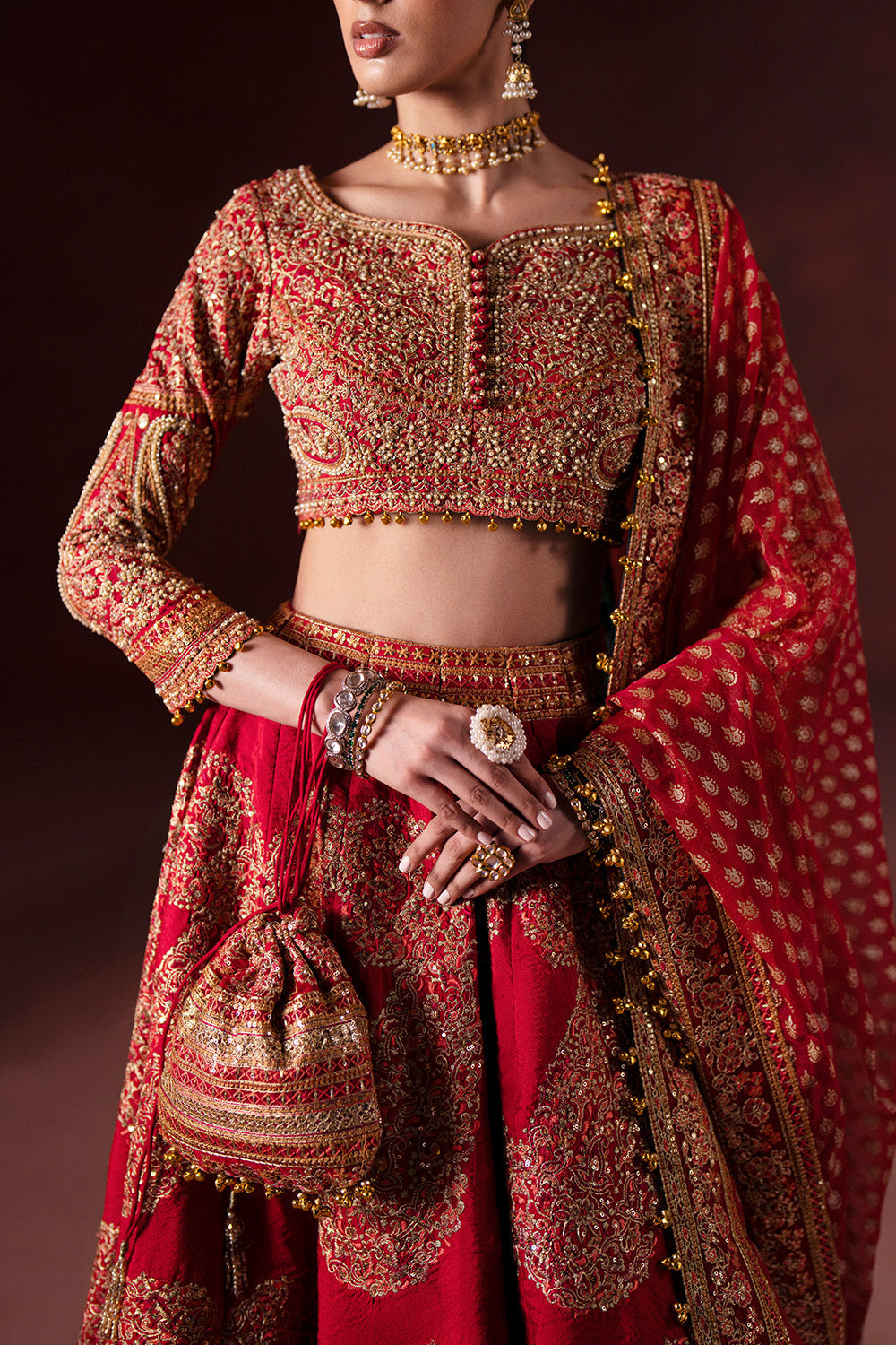 Maryum N Maria | Luxury Silk | BARAAT DAY - MSS5896 - House Of Hania