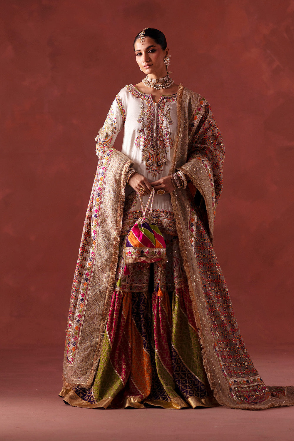Maryum N Maria | Luxury Silk | MEHNDI NIGHT - MSS5895 - House Of Hania