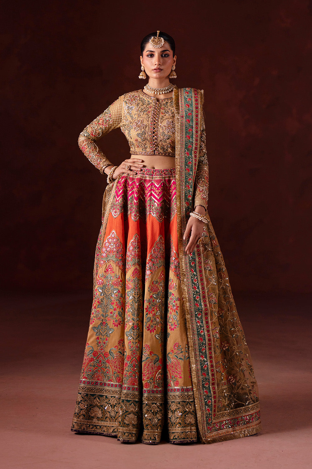 Maryum N Maria | Luxury Silk | RUNG DE BASANTI - MSS5904 - House Of Hania