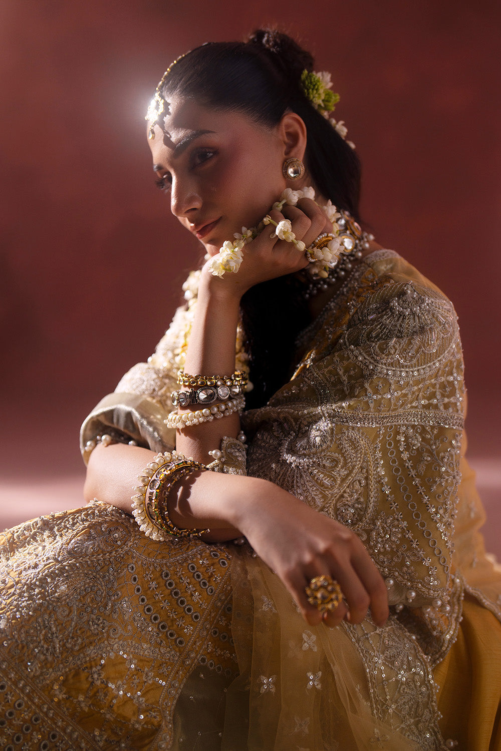 Maryum N Maria | Luxury Silk | UBTAN - MSS5897 - House Of Hania