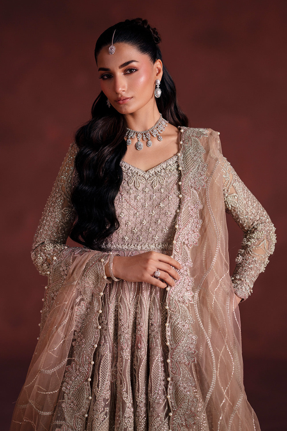 Maryum N Maria | Luxury Silk | WALIMA PARTY - MSS5899 - House Of Hania