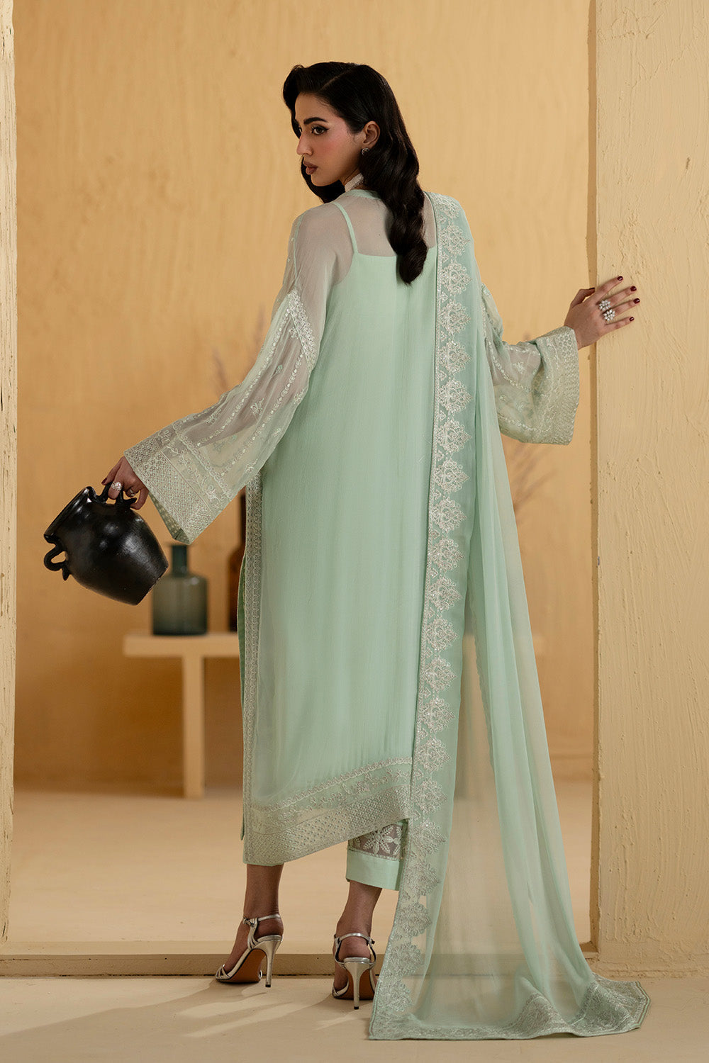 Maryum N Maria | Luxury Stitched | 3 Piece Embroiderd Chiffon AMUNET - FSU5667 - House Of Hania