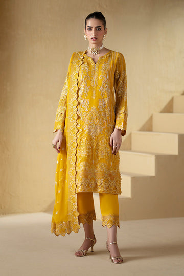 Maryum N Maria | Luxury Stitched | 3 Piece Embroiderd Chiffon ANIPPE - FSU5660 - House Of Hania