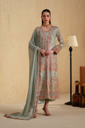 Maryum N Maria | Luxury Stitched | 3 Piece Embroiderd Chiffon BASTET - FSU5668 - House Of Hania