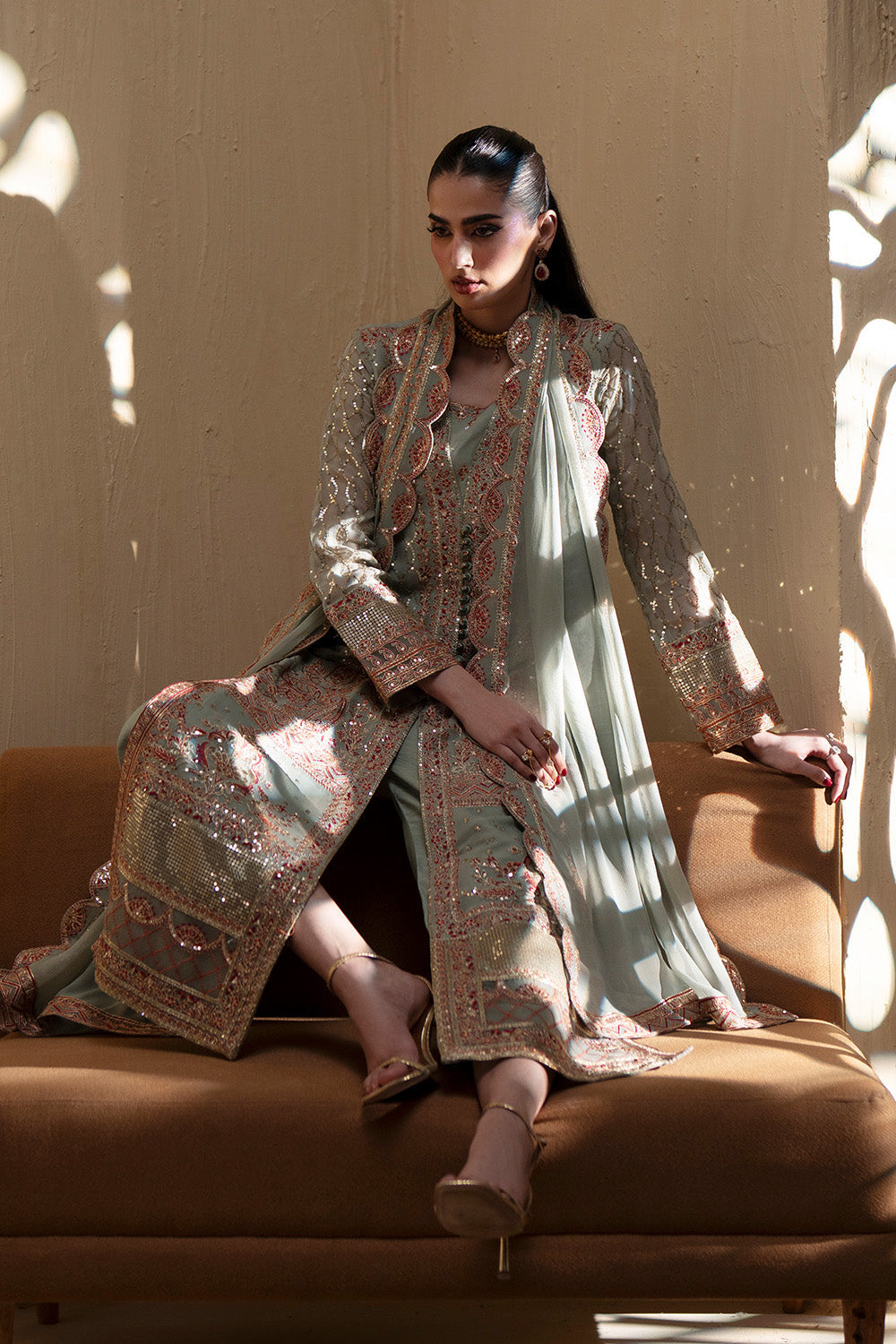 Maryum N Maria | Luxury Stitched | 3 Piece Embroiderd Chiffon BASTET - FSU5668 - House Of Hania