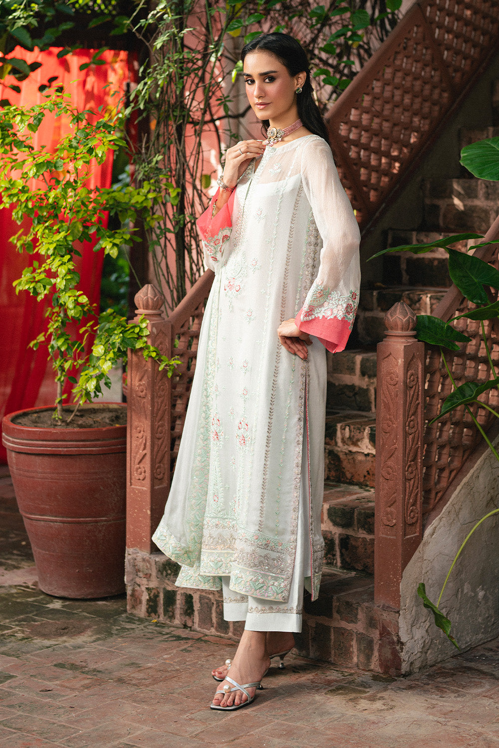 Maryum N Maria | Luxury Stitched | 3 Piece Embroiderd Chiffon GAAYATHR - FSU5640 - House Of Hania