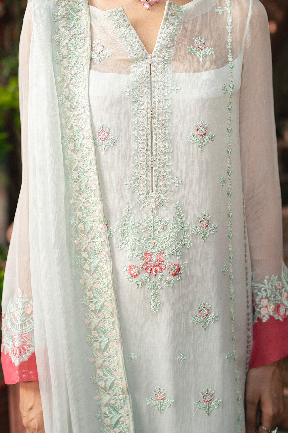 Maryum N Maria | Luxury Stitched | 3 Piece Embroiderd Chiffon GAAYATHR - FSU5640 - House Of Hania