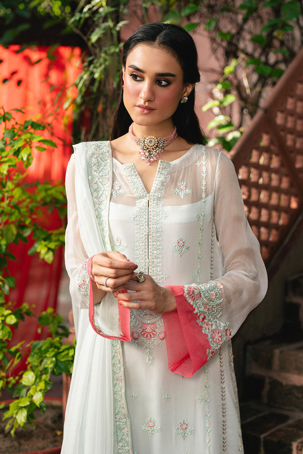 Maryum N Maria | Luxury Stitched | 3 Piece Embroiderd Chiffon GAAYATHR - FSU5640 - House Of Hania