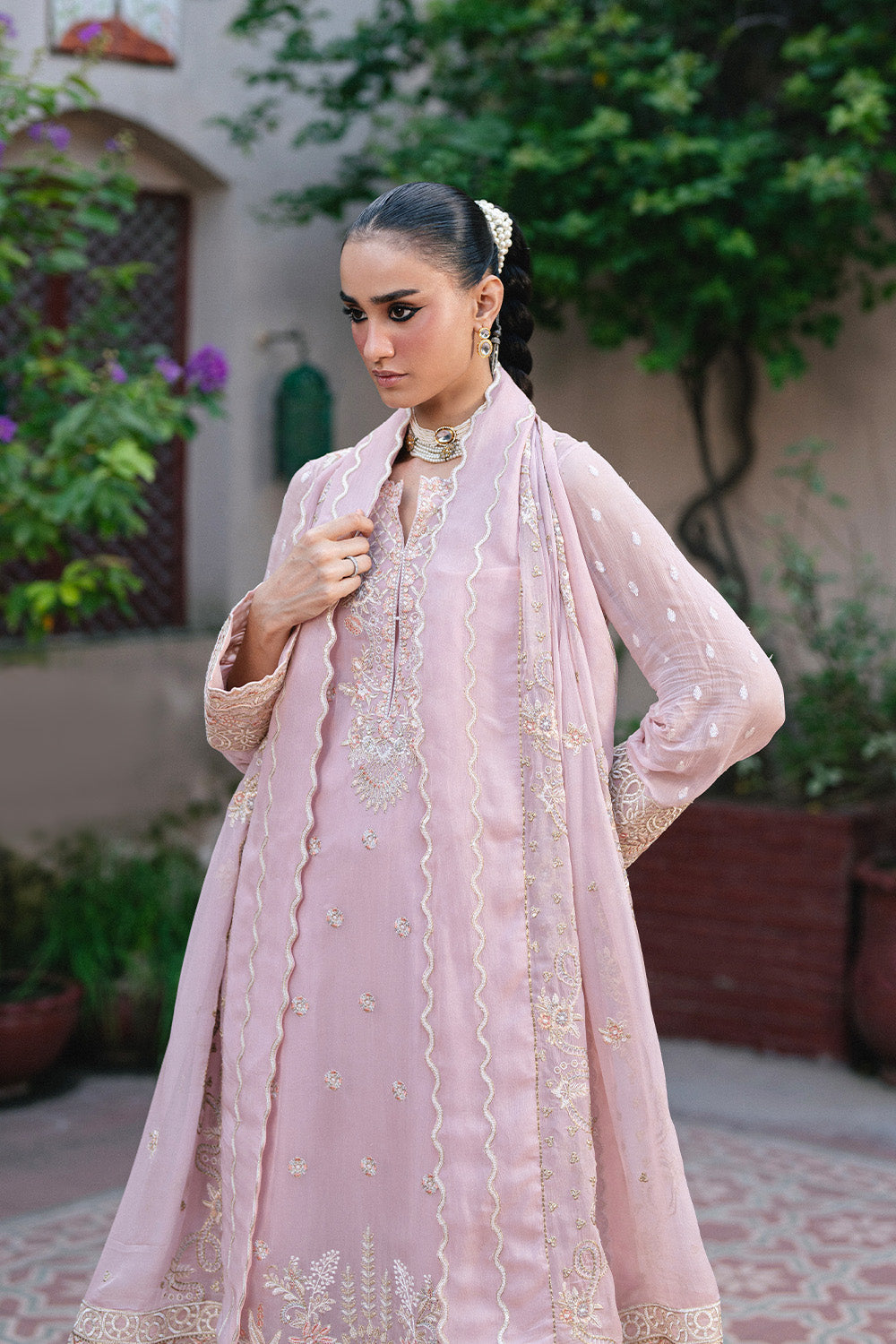 Maryum N Maria | Luxury Stitched | 3 Piece Embroiderd Chiffon GANDHALI - FSU5642 - House Of Hania