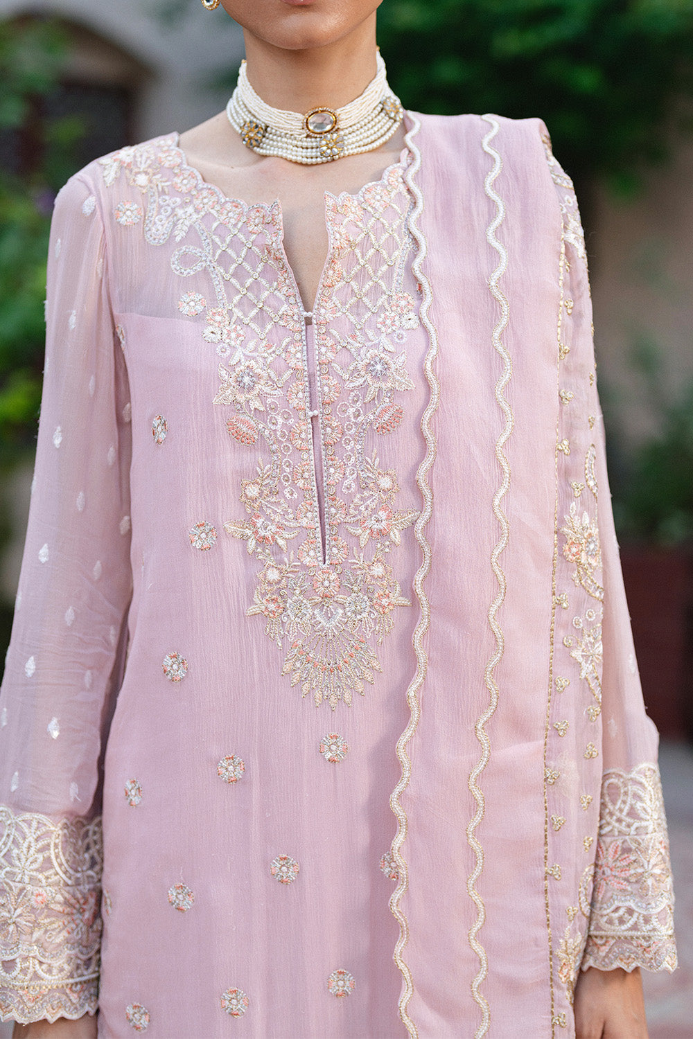 Maryum N Maria | Luxury Stitched | 3 Piece Embroiderd Chiffon GANDHALI - FSU5642 - House Of Hania