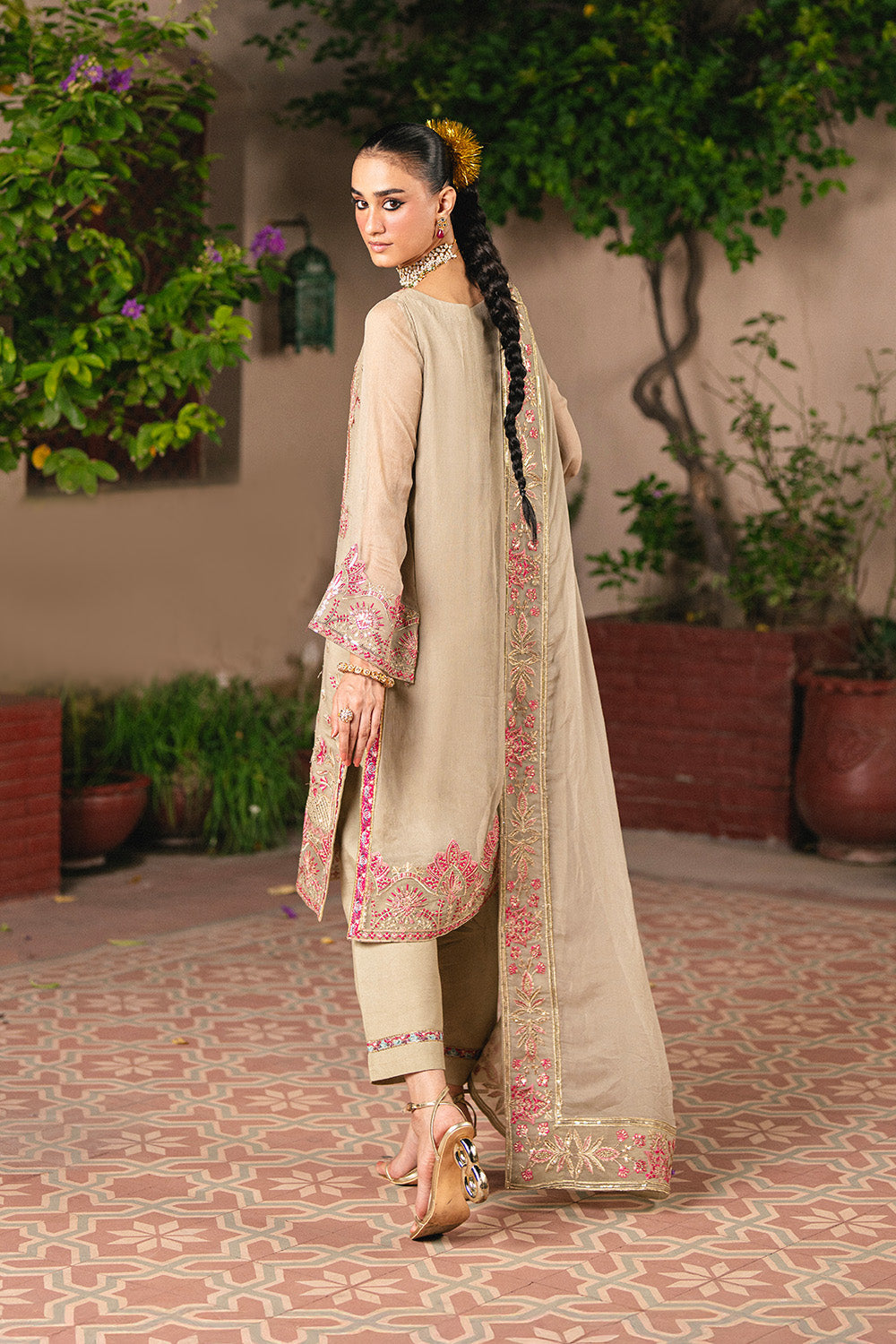 Maryum N Maria | Luxury Stitched | 3 Piece Embroiderd Chiffon GANDHARIKA - FSU5643 - House Of Hania