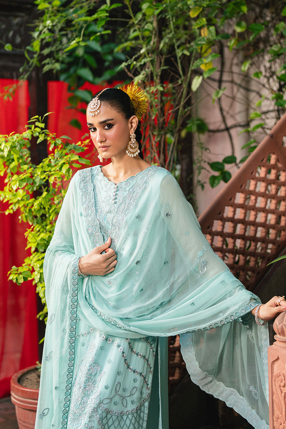 Maryum N Maria | Luxury Stitched | 3 Piece Embroiderd Chiffon GARTHIKA - FSU5646 - House Of Hania