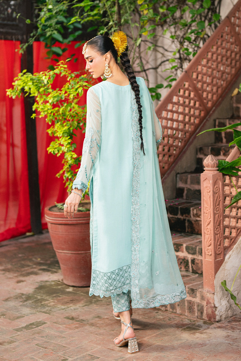 Maryum N Maria | Luxury Stitched | 3 Piece Embroiderd Chiffon GARTHIKA - FSU5646 - House Of Hania