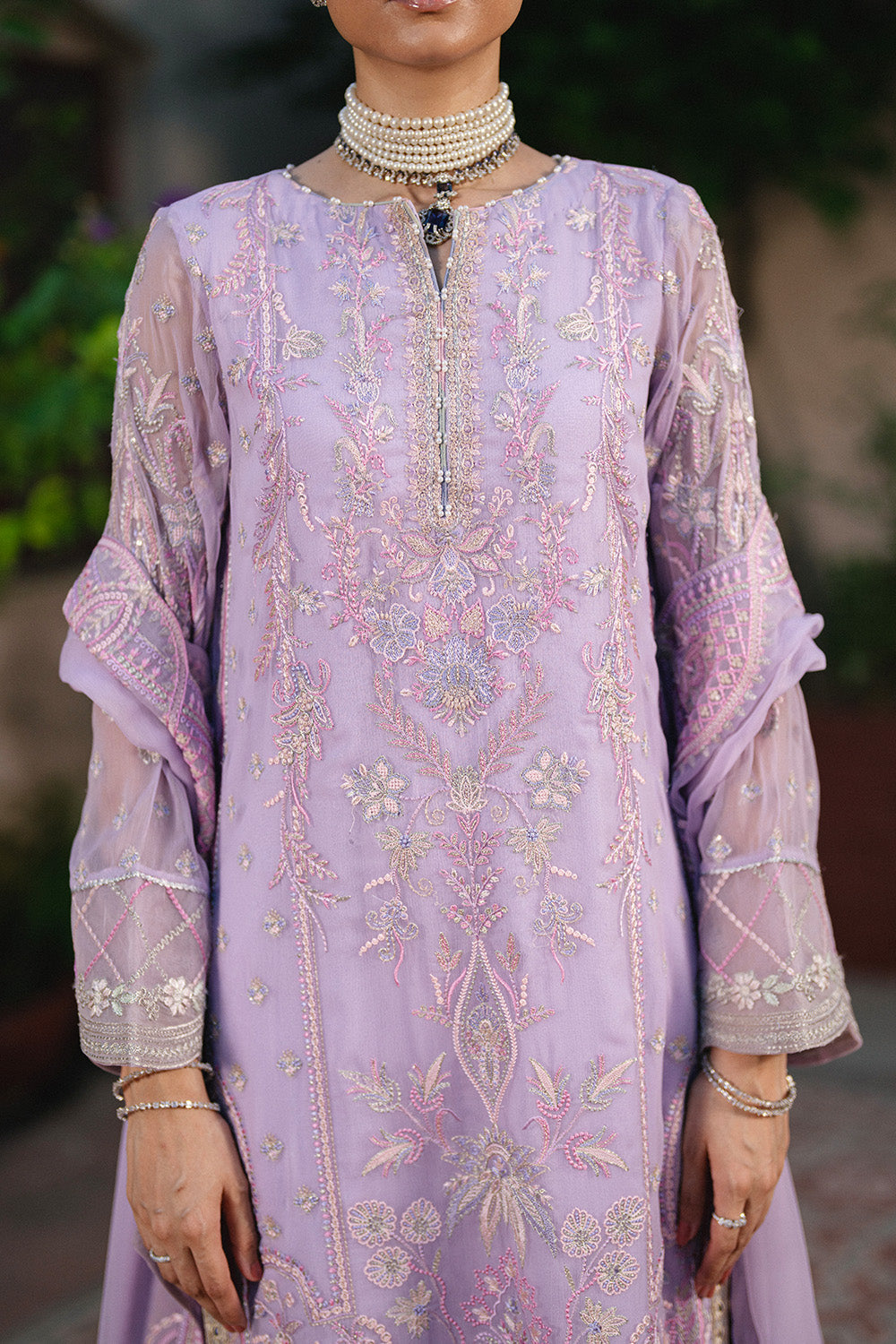 Maryum N Maria | Luxury Stitched | 3 Piece Embroiderd Chiffon GAURI - FSU5647 - House Of Hania