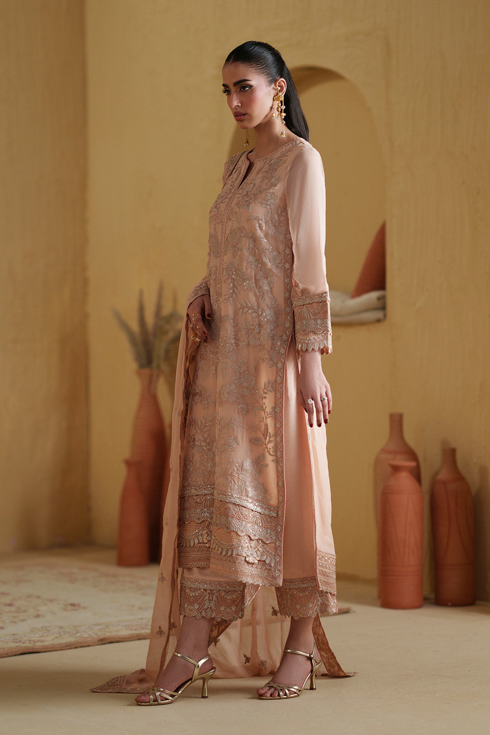 Maryum N Maria | Luxury Stitched | 3 Piece Embroiderd Chiffon HATHOR - FSU5663 - House Of Hania