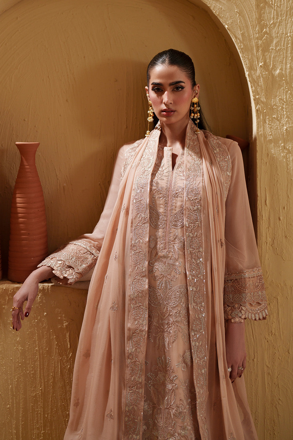 Maryum N Maria | Luxury Stitched | 3 Piece Embroiderd Chiffon HATHOR - FSU5663 - House Of Hania