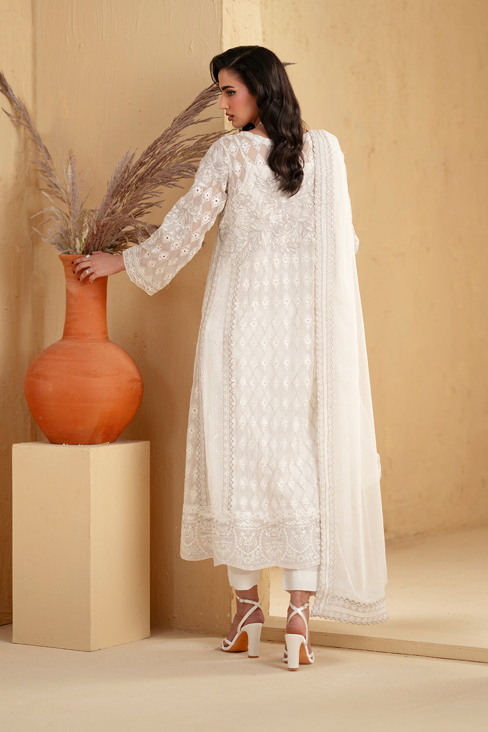 Maryum N Maria | Luxury Stitched | 3 Piece Embroiderd Chiffon HEBA - FSU5669 - House Of Hania