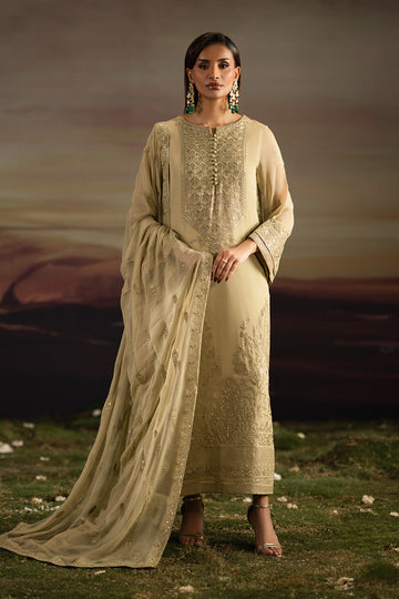 Maryum N Maria | Luxury Stitched | 3-Piece-Embroiderd-Chiffon ISHA - FWU5701 - House Of Hania