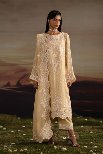 Maryum N Maria | Luxury Stitched | 3-Piece-Embroiderd-Chiffon ISHANI - FWU5705 - House Of Hania